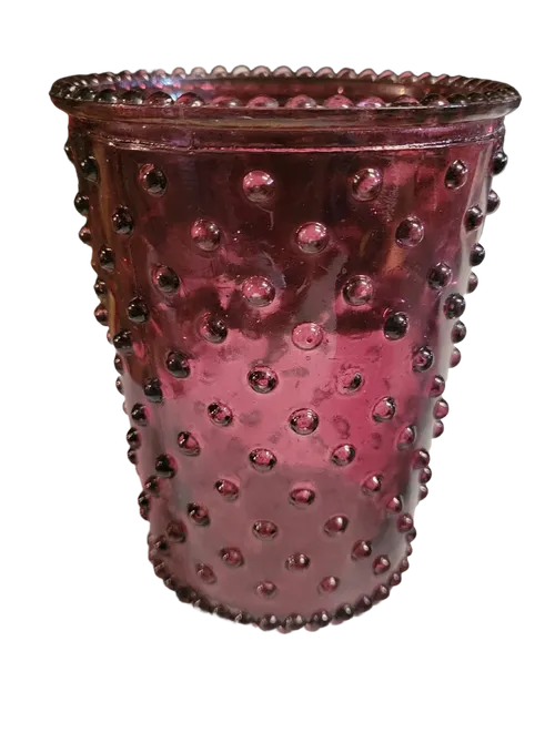 Hobnail Votive - Purple