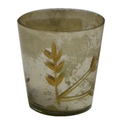 Mercury Leaf Votive