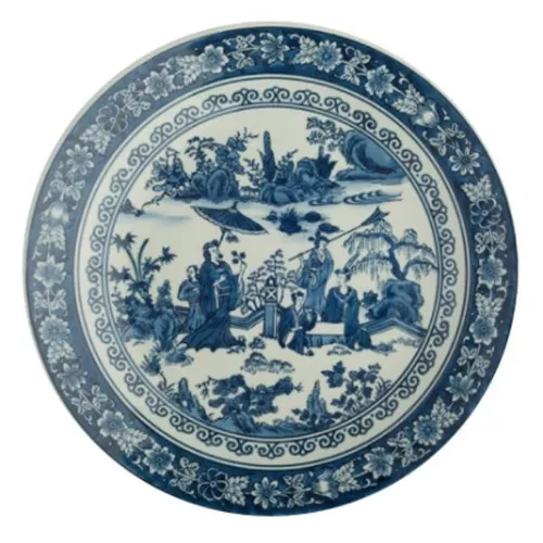Lady Porcelain Plate