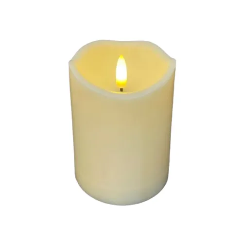 Flameless Flicker Pillar Resin Candle 3