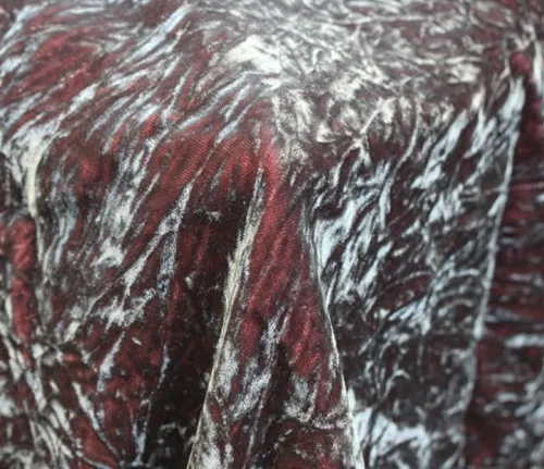 Boysenberry Crushed Velvet Linen