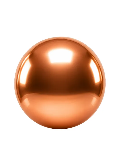 Rose Mirrored Orb - Large