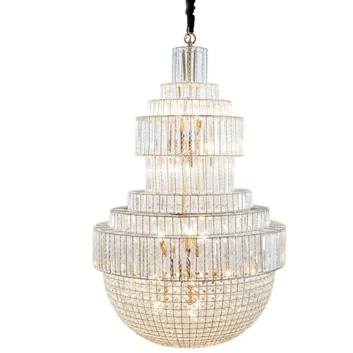 Grand Crystal Tiered Chandelier