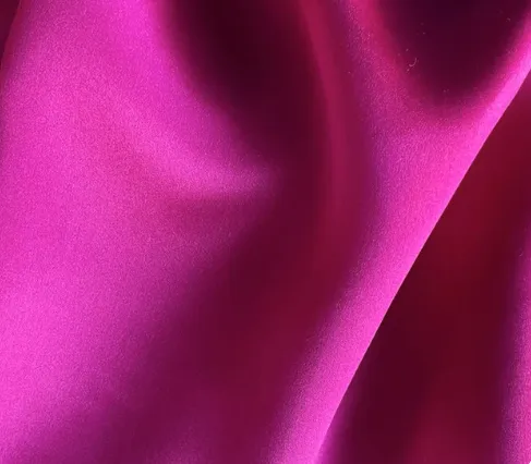 Fuschia Silk Linen