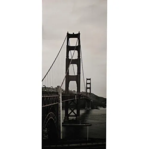 Golden Gate Bridge Kiosk - B&W