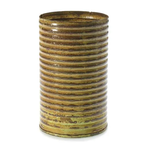 Tin Felix Yellow Vase - Large