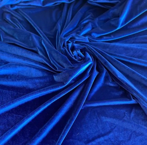 Royal Blue Velvet Linen