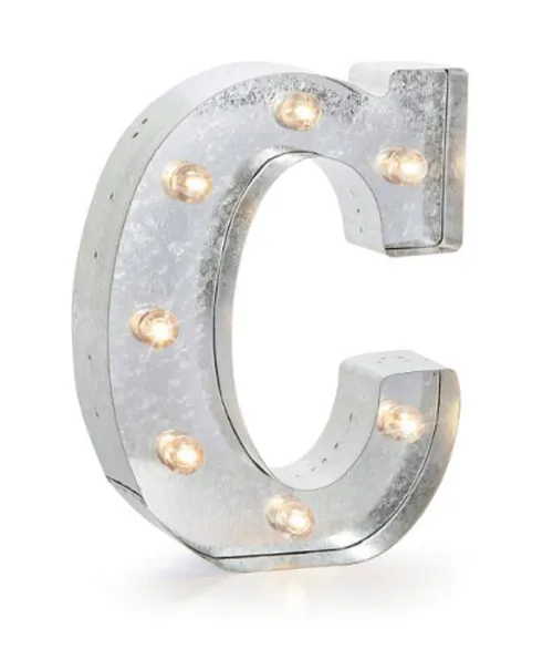 Metal Marquee Letter 