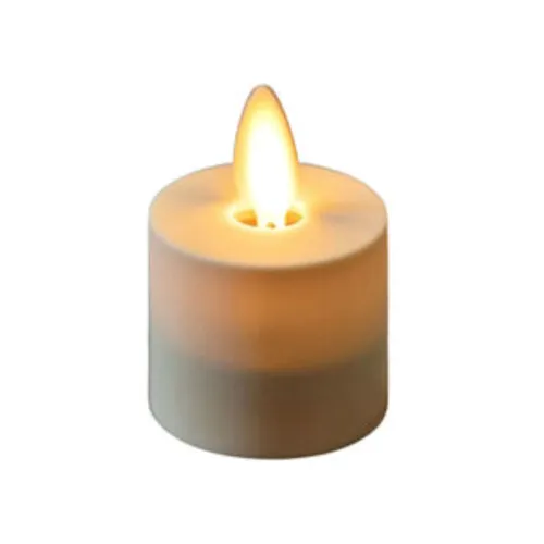 Flameless Moving Flicker Tea Light Resin Candle Ivory