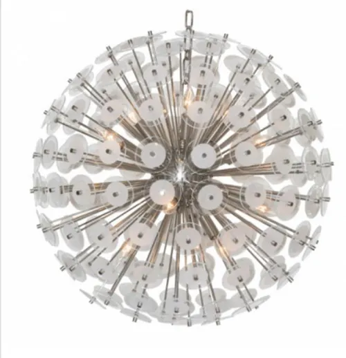 Glass O Chandelier