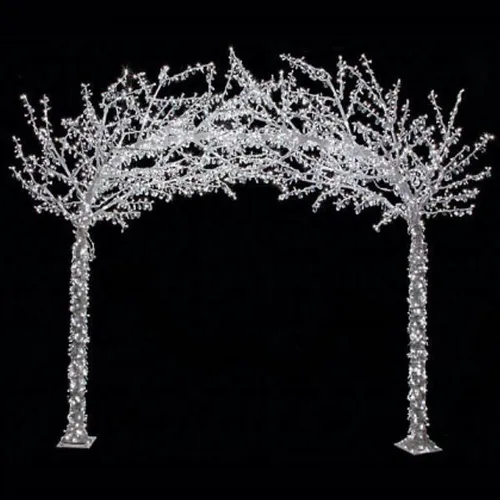 Iron Light Arch Tree