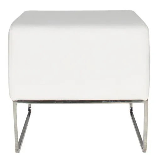 Plush Cube Ottoman
