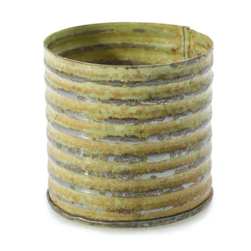 Tin Felix Green Vase - Small