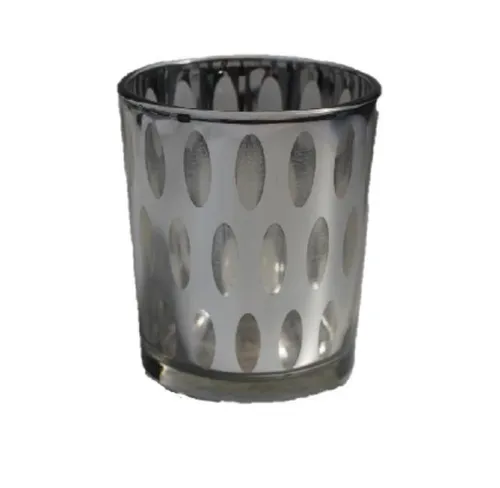 Oval Votive - Silver