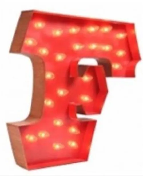 Carnival Marquee Letter 
