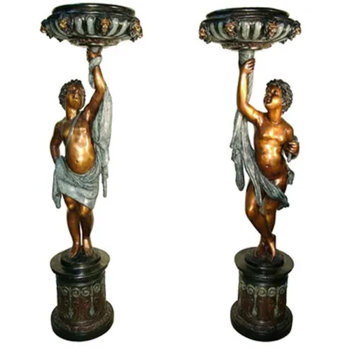 Bronze Cherub Statue