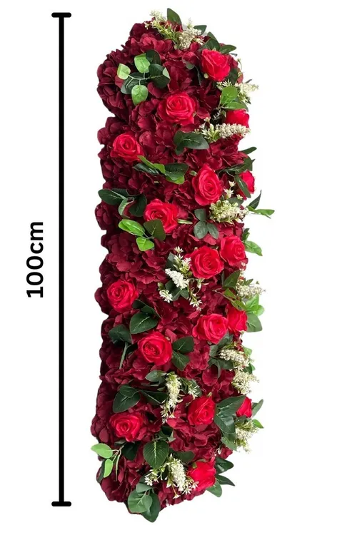 Big Artificial Flowers 1m - Red