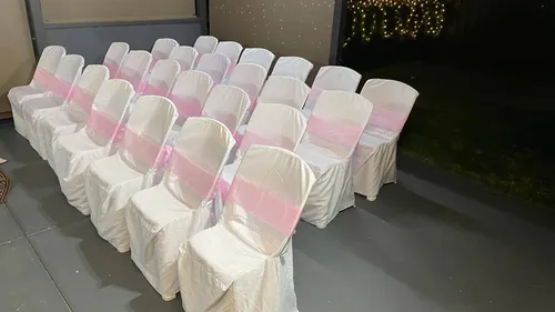 Chair Covers for our plastic chairs