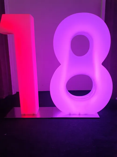 Giant LED Number 0-9