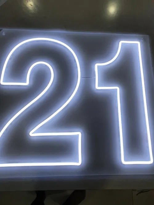 21 Birthday LED sign