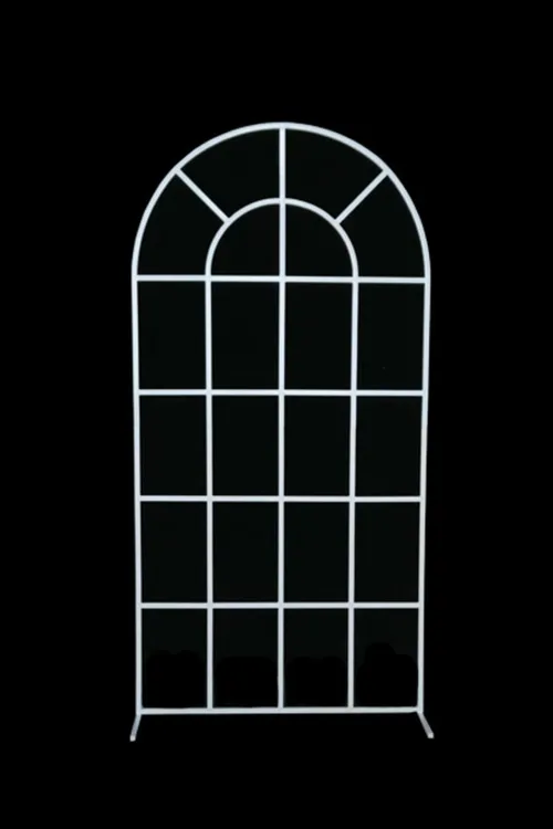 White Arch Window Backdrop