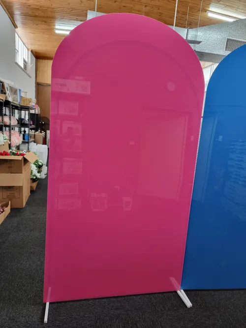 Acrylic Arch Backdrop - Pink