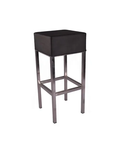 Barkruk Square zwart