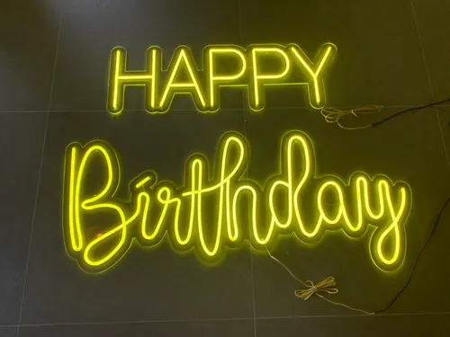 LED Neon Licht Happy Birthday