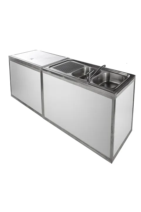 Mobiele spoeltafel set