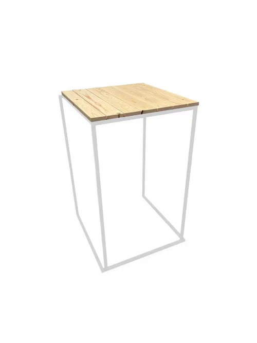 Houten Blad voor Quadrum Receptietafel 