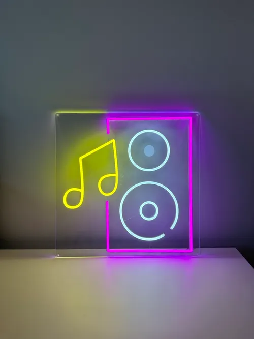 LED Neon Licht Luidspreker