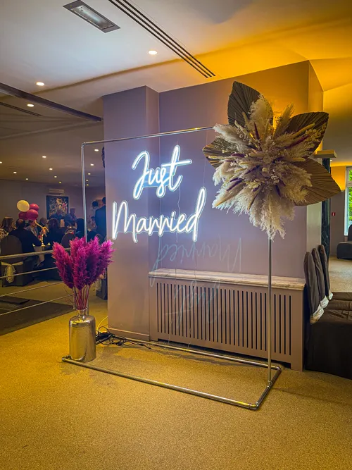 LED Neon Licht Just Married