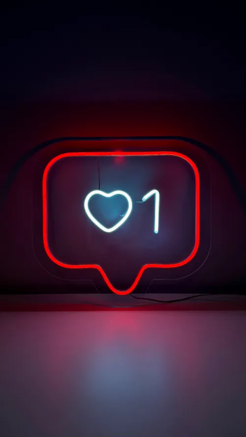 LED Neon Social Like