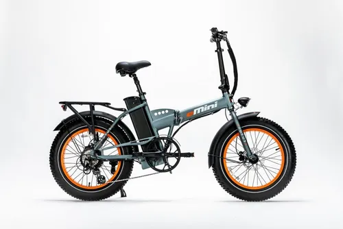 eMini Classic - Grå m. orange fælge