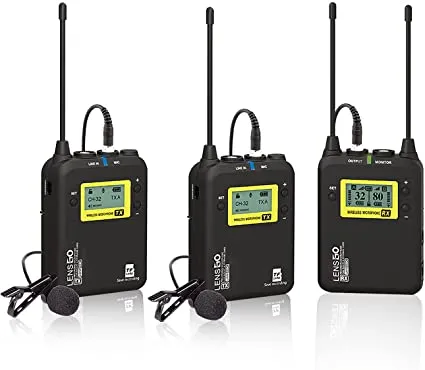 LENSGO - Dual Channel Lapel Mic