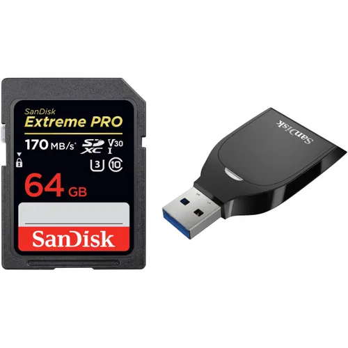 Sandisk 64GB 170Mb's SD Card 