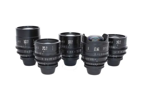 SIGMA CINE PRIME LENS [ 14,24,35,50,85 ] [ PL - MOUNT ]
