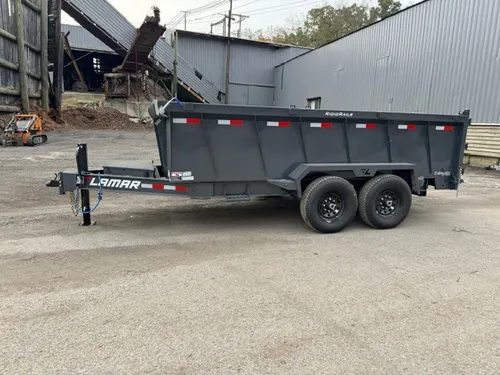 14k Dump Trailer 7x14 3ft sides