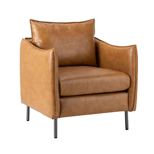 Cognac Leather Armchair