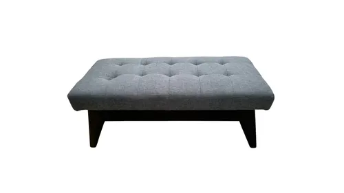 Dark Gray Upholstered Bench