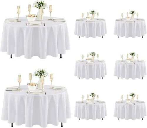 Circle Table Linen wrinkle-free polyester