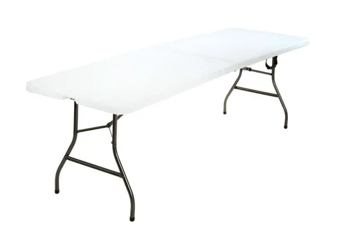8 ft Rectangle table Capacity: 8-10 people