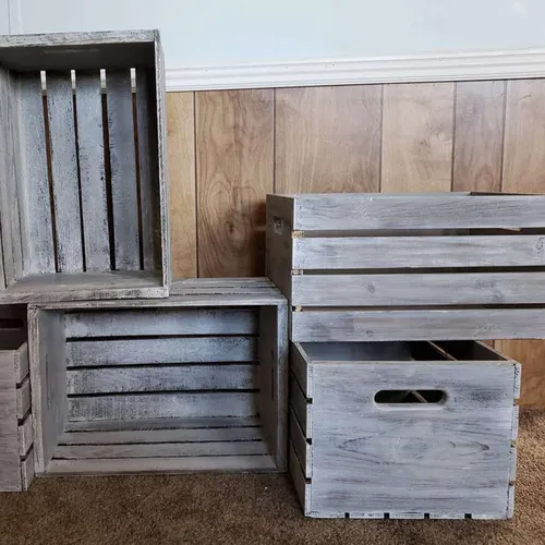 Gray Crates