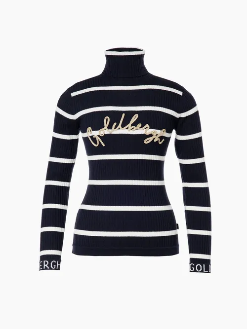 GOLDBERGH <br> BLACK KNIT SWEATER  S <br> RRP $620