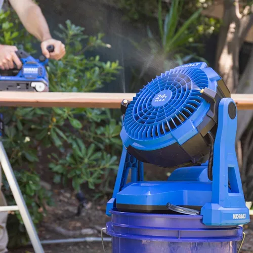 MISTING MACHINE - (CORDLESS NO HOSE NEEDED / 5 GALLON BUCKET INCLUDED)