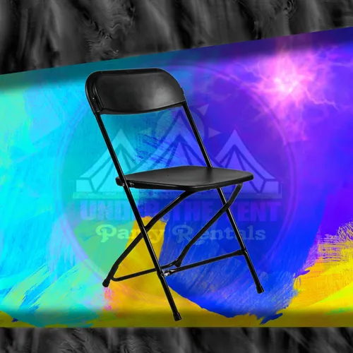 BLACK FOLDING CHAIR