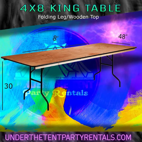 KING TABLE (4FTX8FT)