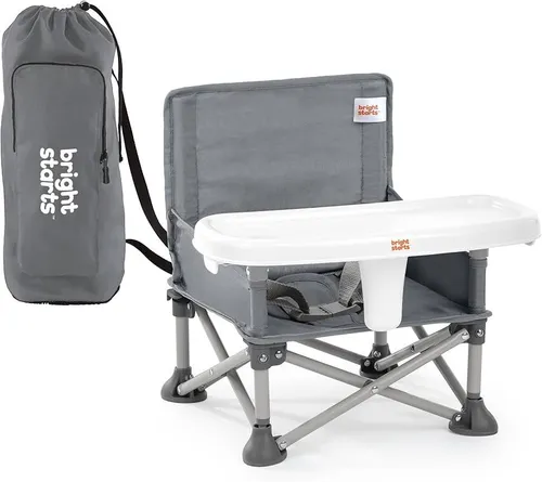 BRIGHT STARTS Pop 'N Sit Portable Booster, Indoor/Outdoor Use