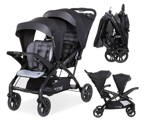 Baby Trend Sit N' Stand Double Stroller 2.0 DLX 