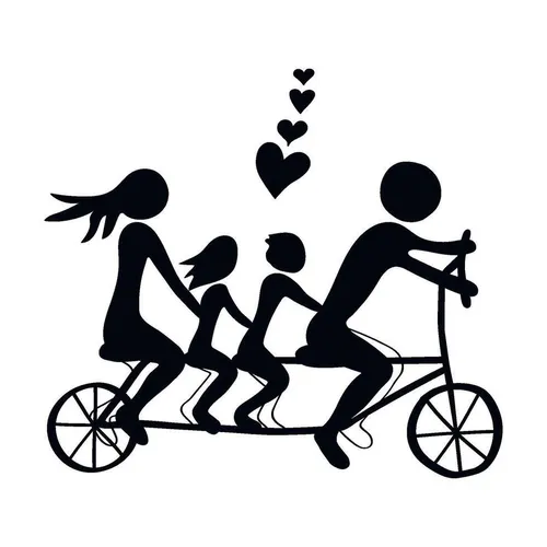 Family bike package with an Ebike